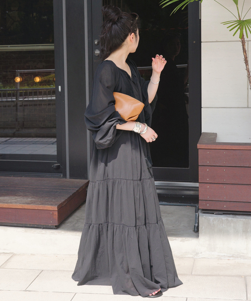 EVERYDAY I LIKE.(エヴリディアイライク)の「*Modern Ethnic Dress(ワンピース・レディース・ブラック・36/38)」の3枚目の写真