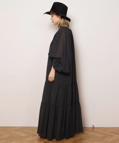 EVERYDAY I LIKE.(エヴリディアイライク)の「*Modern Ethnic Dress(ワンピース・レディース・ブラック・36/38)」の6枚目の写真