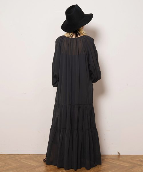 EVERYDAY I LIKE.(エヴリディアイライク)の「*Modern Ethnic Dress(ワンピース・レディース・ブラック・36/38)」の7枚目の写真