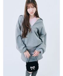 LILY BROWN（リリーブラウン）の「セーラーカラーボンディングセットアップ（ワンピース）」