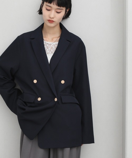 NOGLE/ノグル】金ボタンダブルジャケット（テーラードジャケット
