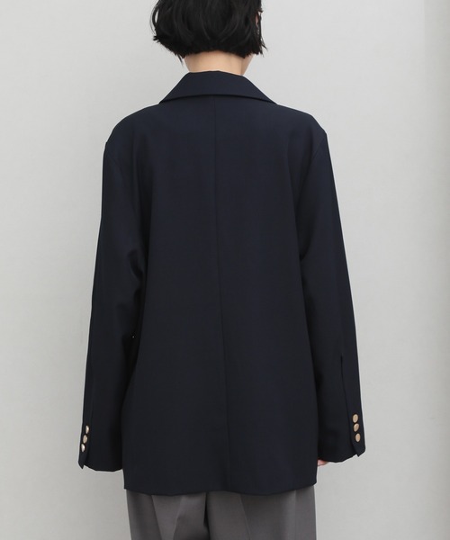 NOGLE（ノグル）の「【NOGLE/ノグル】金ボタンダブルジャケット（テーラードジャケット・レディース・ブラック/ブラウン/ネイビー・FREE）」の7枚目の写真