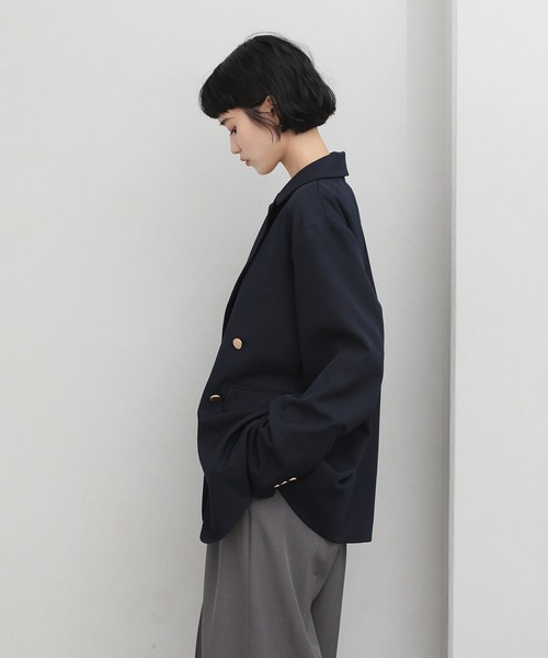 NOGLE/ノグル】金ボタンダブルジャケット（テーラードジャケット