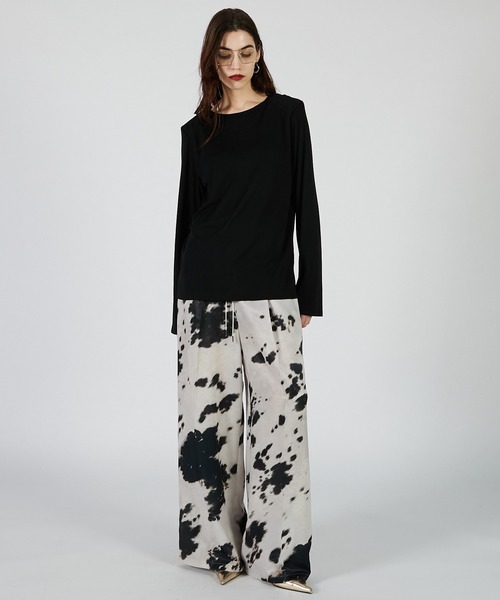 PRANK PROJECT(プランクプロジェクト)の「ハラコプリントワイドパンツ / Harako Print Wide Pants(その他パンツ・レディース・マルチ・36/38)」の4枚目の写真