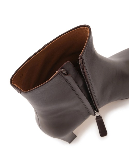 ROPE'（ロペ）の「イタリアンレザーショートブーツ（ブーツ・レディース・ダークブラウン/ブラック・36/36.5/37/37.5）」の7枚目の写真