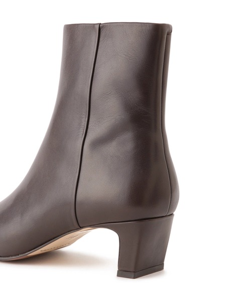 ROPE'（ロペ）の「イタリアンレザーショートブーツ（ブーツ・レディース・ダークブラウン/ブラック・36/36.5/37/37.5）」の9枚目の写真