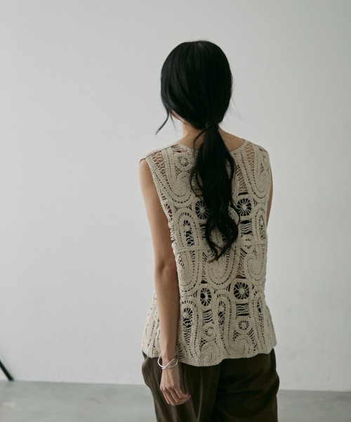 Round Torsion Vest / ラウンド トーション ベスト（ベスト）｜NUJOH