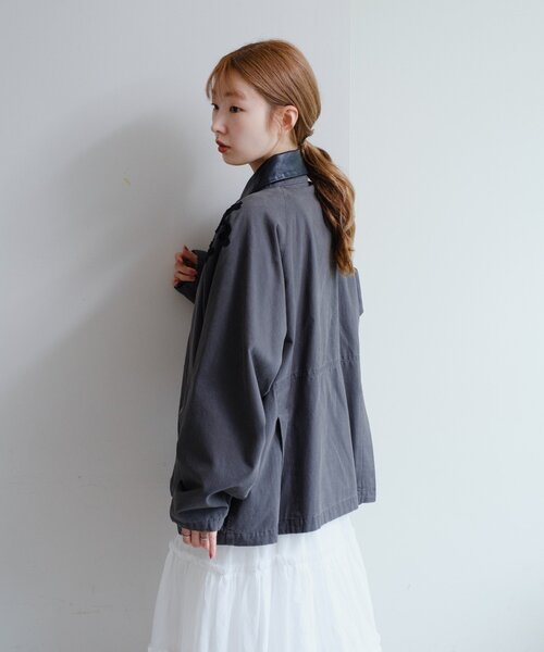 モチーフ付きハンティングジャケット（ブルゾン）｜Kastane（カスタネ