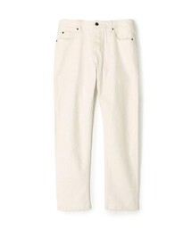ライトウェイトデニム コントラストパンツ ジェームスパース　0 LOOSE FIT WIDEDENIM(34 WHITE): BOTTOMSjosemoon