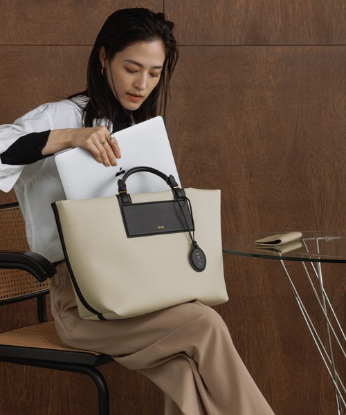 E'POR】【A4/PC対応・撥水加工・軽量】BOAT BAG Large（トートバッグ
