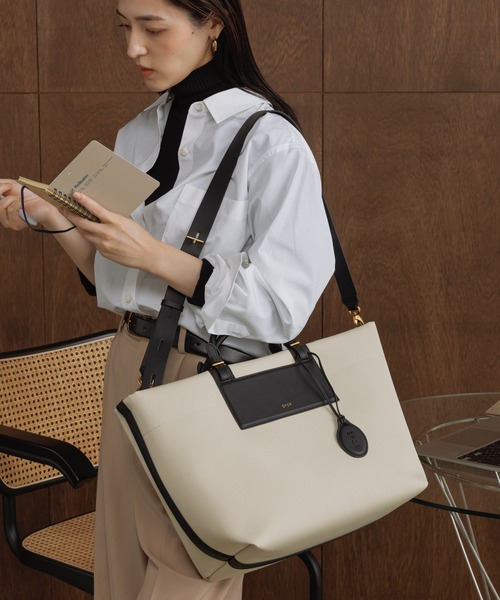 E'POR】【A4/PC対応・撥水加工・軽量】BOAT BAG Large（トートバッグ
