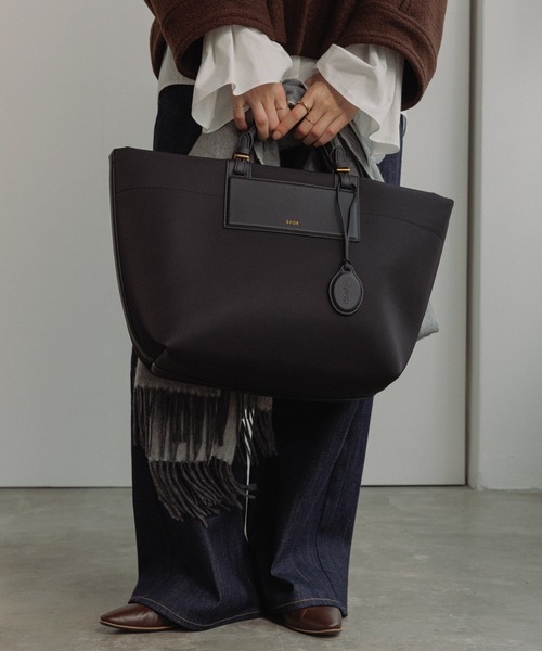 E'POR】【A4/PC対応・撥水加工・軽量】BOAT BAG Large（トートバッグ