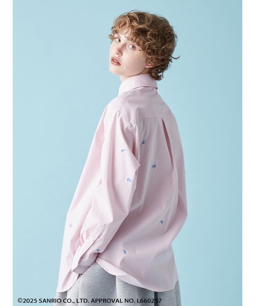 FURFUR（ファーファー）の「FRESH PUNCH 刺繍シャツ（シャツ/ブラウス・レディース・ピンク/ホワイト/ブラック・F）」の7枚目の写真