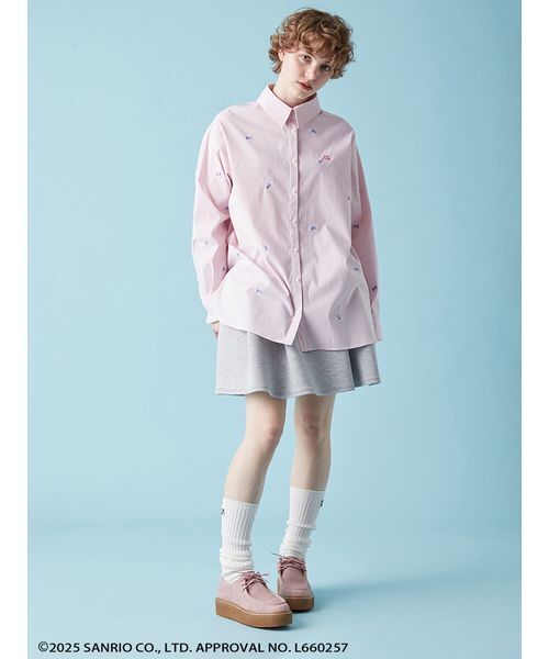 FURFUR（ファーファー）の「FRESH PUNCH 刺繍シャツ（シャツ/ブラウス・レディース・ピンク/ホワイト/ブラック・F）」の10枚目の写真