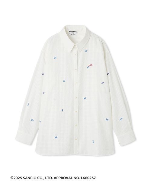 FURFUR（ファーファー）の「FRESH PUNCH 刺繍シャツ（シャツ/ブラウス・レディース・ピンク/ホワイト/ブラック・F）」の18枚目の写真