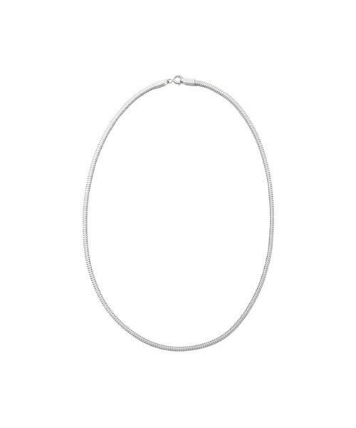 YArKA（ヤーカ）の「【YArKA/ヤーカ】quadrangular prism snake chain choker [qrhhu40] / 3D 四角スネークチェーンネックレス 40cm（ネックレス・レディース・シルバー・FREE）」の5枚目の写真