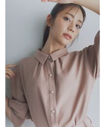 TONAL シャツ TONAL（トーナル）の「ウォームツイルバイカラーフロントタック