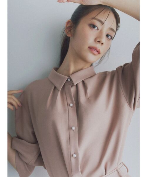 TONAL×貴島明日香コラボ】マルチセットパール釦シャツ 【公式通販】