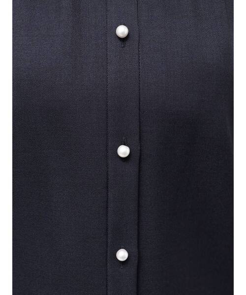 TONAL(トーナル)の「マルチセットパール釦シャツ(シャツ/ブラウス・レディース・ピンク/ブラウン/ダークオレンジ/ネイビー/ベージュ・MEDIUM)」の15枚目の写真