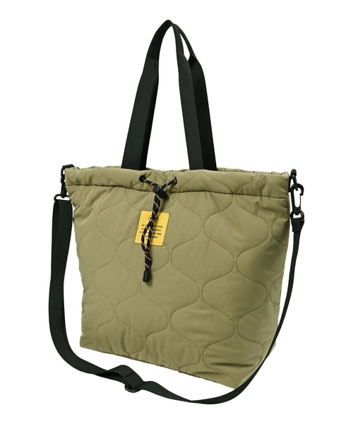 KiU(キウ)の「パデッドドロストトートバッグ(12L)(トートバッグ・レディース・テラコッタ/ブラック/カーキ/アイボリー・FREE)」の7枚目の写真