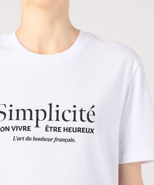 Les petits basics（ルベーシック）の「Les Petits Basics Regular Tシャツ（Tシャツ/カットソー・レディース・ホワイト系その他・S）」の6枚目の写真