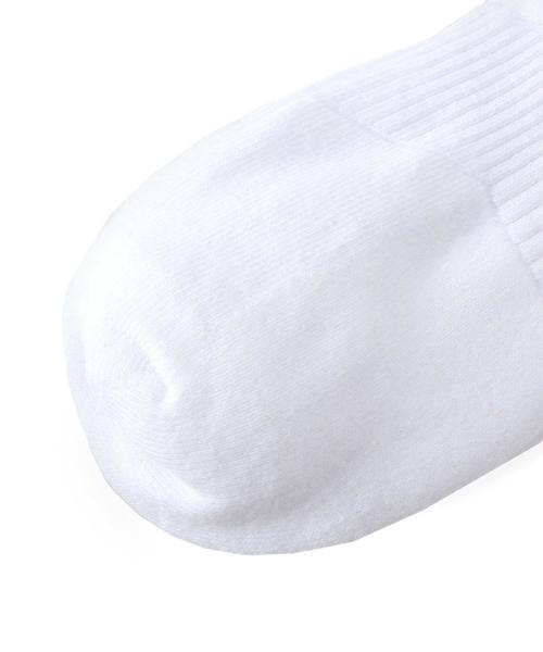 NIKE（ナイキ）の「NIKE(ナイキ） 3P コットンクッション クォーターソックス◆（ソックス/靴下・メンズ・ホワイト・25-27/23-25/27-29）」の4枚目の写真