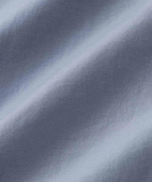 NANO universe（ナノユニバース）の「ショルダーギャザーブラウス（シャツ/ブラウス・レディース・チャコール/ライトブルー・S/M）」の13枚目の写真