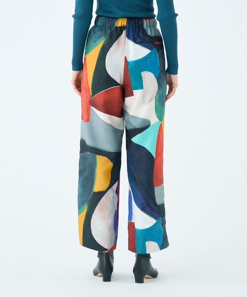 BALLSEY（ボールジィ）の「アルテミスプリント 1タックイージーパンツ（その他パンツ・レディース・ネイビー・36/34）」の5枚目の写真