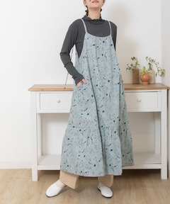clane DRESS FLOWER PIN TUCK ONE PIECE ② セール】DRESS FLOWER PIN TUCK ONE PIECE（ワンピース）｜CLANE