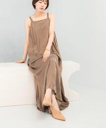 URBAN RESEARCH ROSSO WOMEN | クールタッチ2WAYキュプラ混キャミワンピース(ワンピース)