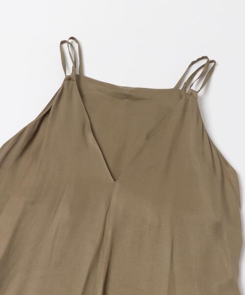 URBAN RESEARCH ROSSO WOMEN（アーバンリサーチ　ロッソ）の「クールタッチ2WAYキュプラ混キャミワンピース（ワンピース・レディース・ベージュ/ネイビー・FREE）」の20枚目の写真