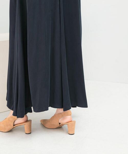 URBAN RESEARCH ROSSO WOMEN（アーバンリサーチ　ロッソ）の「クールタッチ2WAYキュプラ混キャミワンピース（ワンピース・レディース・ベージュ/ネイビー・FREE）」の8枚目の写真