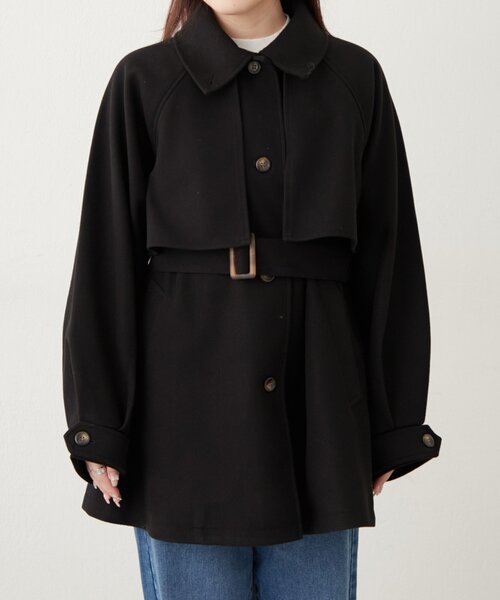 レア⭐︎美品⭐︎pdm ピーディーエム　コート　黒 レア⭐︎美品⭐︎pdm ピーディーエム コート 黒 VERBATIMJAPAN 音楽用