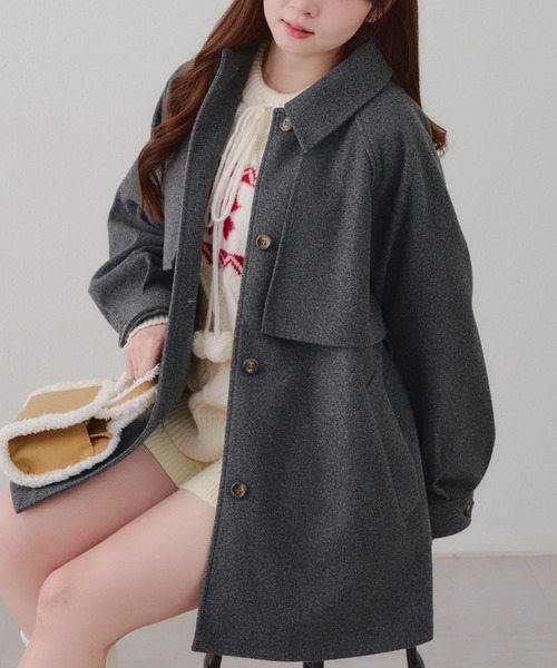 セール】【2025AW】アレンジカラーミドル丈コート（その他アウター