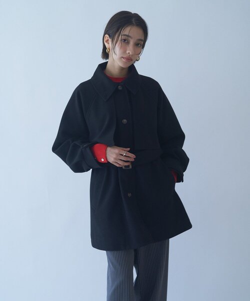 Remind me and forever(リマインドミーアンドフォーエバー)の「【2025AW】アレンジカラーミドル丈コート(その他アウター・レディース・ブラウン/ブラック/アイボリー/チャコールグレー・FREE)」の6枚目の写真