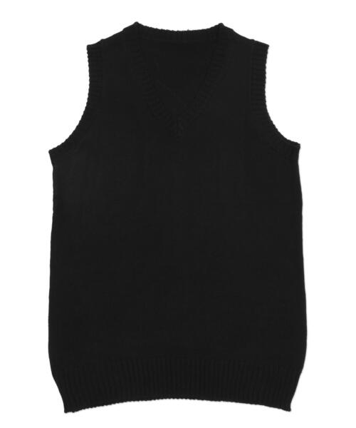 WEGO（ウィゴー）の「WEGO/ベーシックニットベスト（ベスト・レディース・杢グレー/オフホワイト/ワイン/ブラック/ベージュ/ネイビー・X-LARGE/MEDIUM/LARGE）」の14枚目の写真