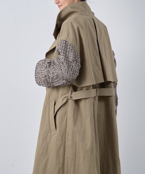 BEARDSLEY（ビアズリー）の「《15 quinze》袖立体刺繍コート（その他アウター・レディース・ブラウン・FREE）」の18枚目の写真