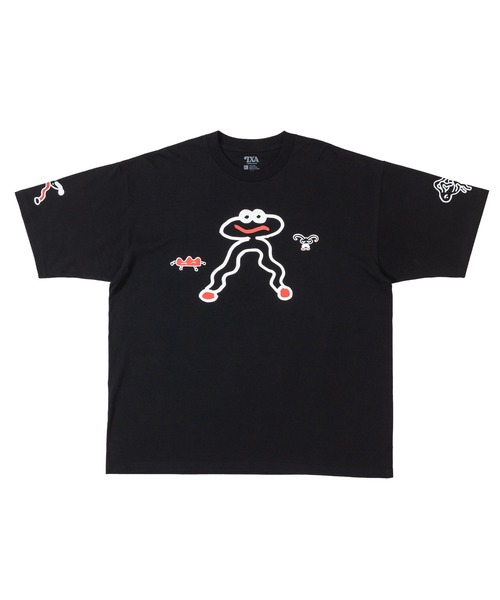 ☆最終SALE☆ PIANC ブラックTシャツS 最後の手段 S/S T-shirt Black（Tシャツ/カットソー）｜TXA（ティー