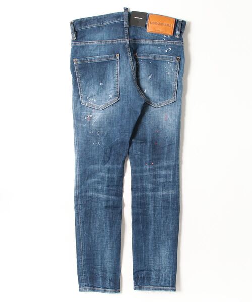 DSQUARED2(ディースクエアード)の「Skater Jean Medium Easy Red Spots Wash/0261(デニムパンツ・メンズ・ブルー・42/44/48/46/50)」の2枚目の写真