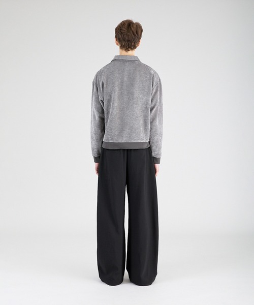 Regen Glanz（レーゲングランツ）の「skipper velor long sleeve T-shirt/スキッパーベロアロングスリーブTシャツ（Tシャツ/カットソー・メンズ・ブラック/ダークブラウン/グレー・SMALL/MEDIUM/LARGE）」の11枚目の写真