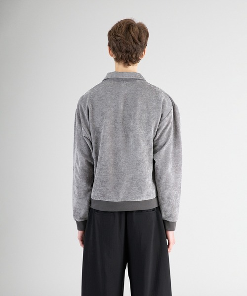 Regen Glanz（レーゲングランツ）の「skipper velor long sleeve T-shirt/スキッパーベロアロングスリーブTシャツ（Tシャツ/カットソー・メンズ・ブラック/ダークブラウン/グレー・SMALL/MEDIUM/LARGE）」の6枚目の写真