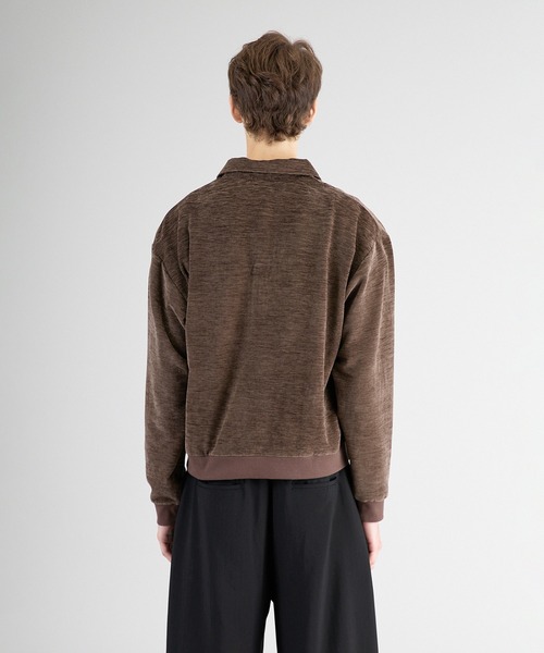 Regen Glanz（レーゲングランツ）の「skipper velor long sleeve T-shirt/スキッパーベロアロングスリーブTシャツ（Tシャツ/カットソー・メンズ・ブラック/ダークブラウン/グレー・SMALL/MEDIUM/LARGE）」の20枚目の写真