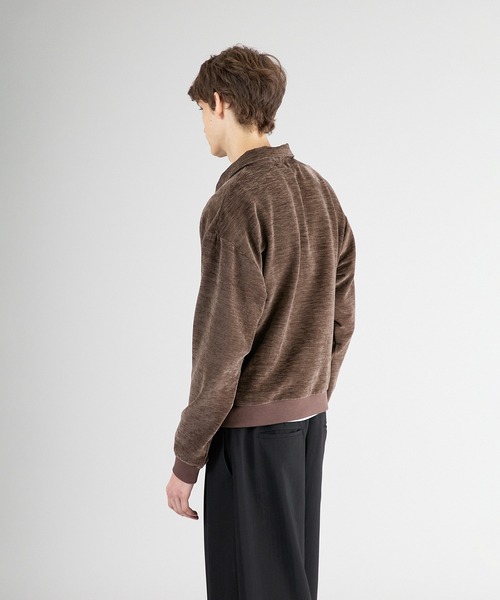 Regen Glanz（レーゲングランツ）の「skipper velor long sleeve T-shirt/スキッパーベロアロングスリーブTシャツ（Tシャツ/カットソー・メンズ・ブラック/ダークブラウン/グレー・SMALL/MEDIUM/LARGE）」の21枚目の写真