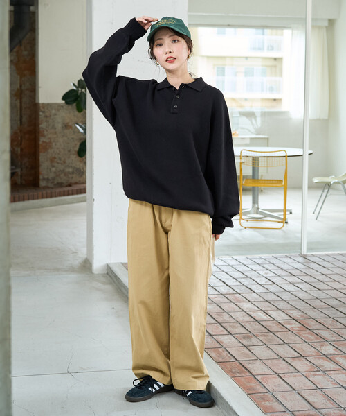 セール】限定展開 ポロ ニット プルオーバー（ニット/セーター