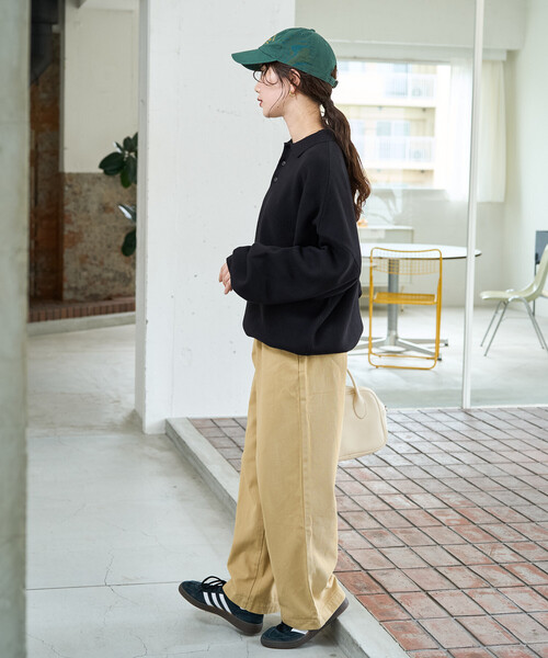 限定展開 ポロ ニット プルオーバー（ニット/セーター