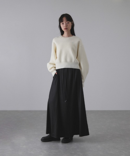 ADAM ET ROPE'(アダムエロペ)の「トラックソールストレッチブーツ(ブーツ・レディース・ブラック/ダークブラウン・38/39/36/37)」の4枚目の写真