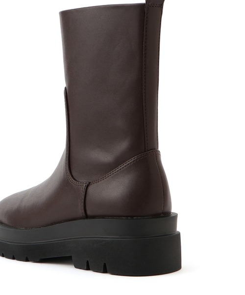 アダムエロペ サイドゴア ブーツ トラックソール 本革 ブラック ✨未使用✨ アダムエロペ サイドゴア ブーツ トラックソール 本革 ブラック