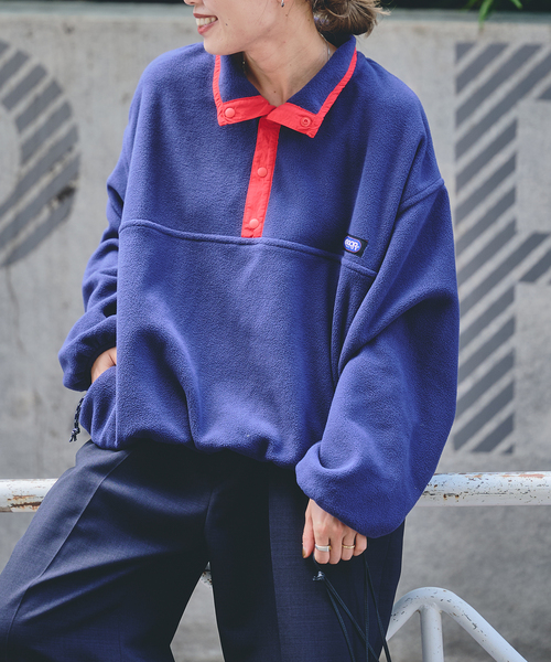 フリーススナップブルゾン ユニセックス着用可（その他アウター