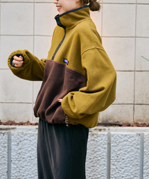 フリーススナップブルゾン ユニセックス着用可