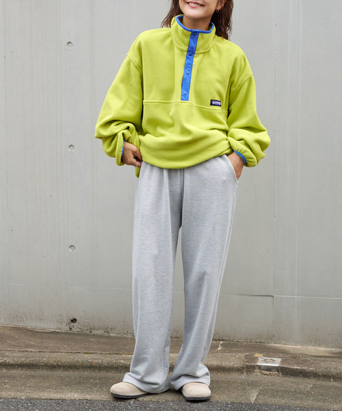 フリーススナップブルゾン ユニセックス着用可（その他アウター